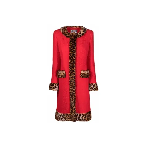 MOSCHINO Coats Women's Red