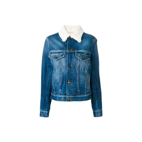 SAINT LAURENT Jackets Women's Blue