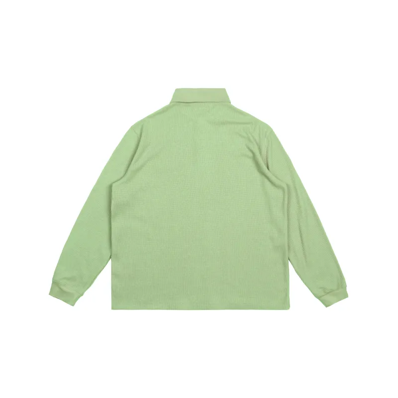 BLUELANDINC Polo Shirts Women's Pea Green-1