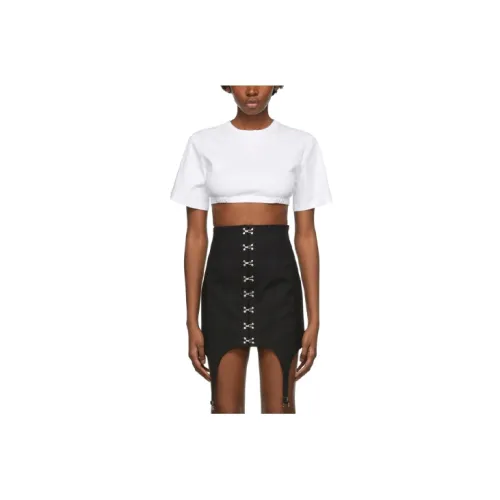 DION LEE Crop Tops Women's White