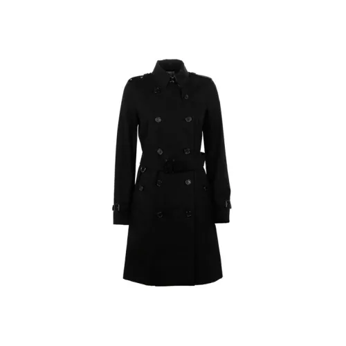 Burberry Trench Coats Women's Black