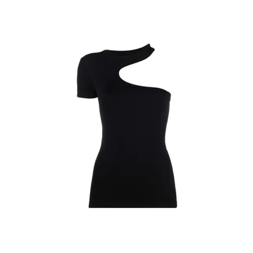 helmut lang Cut-out One-shoulder T-shirt