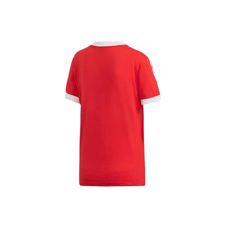 Adidas Originals Set in Sleeve T Shirt Women's Red-1
