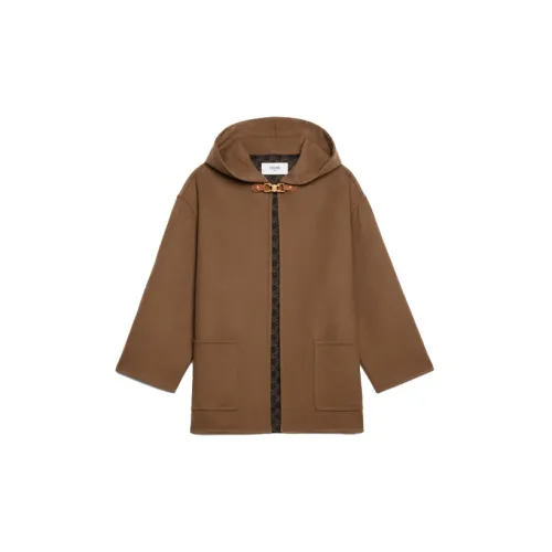 CELINE Jackets Women's Camel