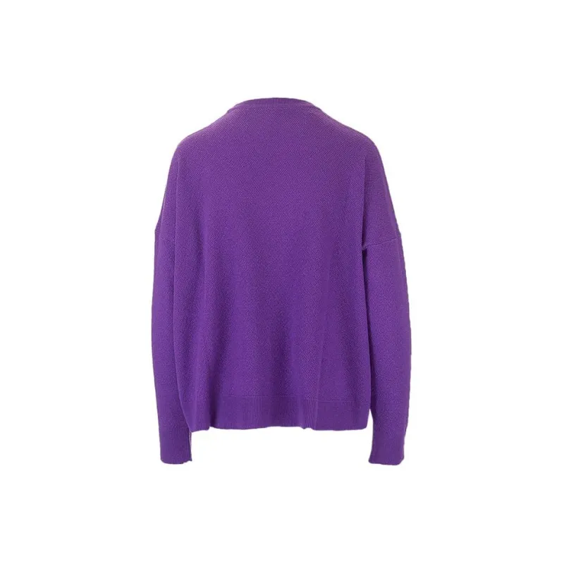 LOEWE Cashmere Sweaters Women's Purple-1