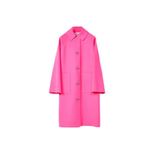 LOEWE Velvet Jackets Women's Neon Pink