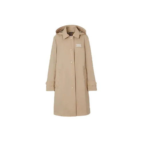 Burberry Trench Coats Women's Beige