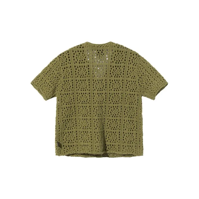 Stussy Samira Crochet Short Sleeve 'Natural'-2