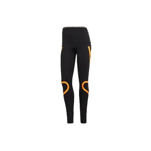 Adidas Sports Pants Women's Black/Orange Multicolor