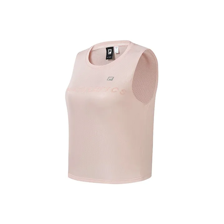 FILA Athletics Sleeveless Sports Shirts Women's Soft Pink-2