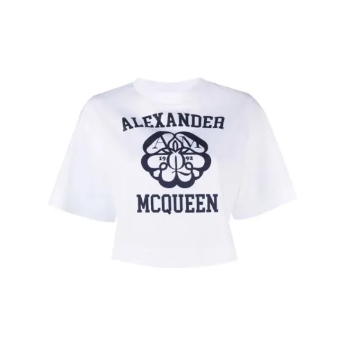 Alexander McQueen Crop Tops Women's White