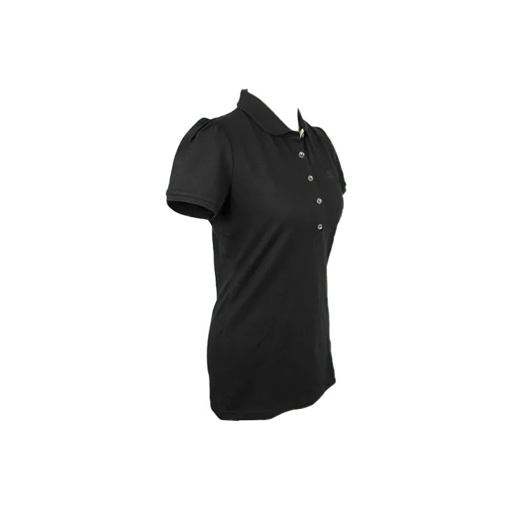 Burberry Polo Shirt Women's Black-3