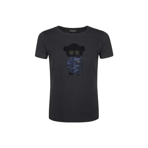 EMPORIO ARMANI T-Shirts Women's Dark Blue