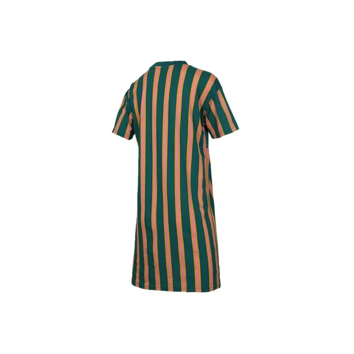 PUMA T Shirt Women's Green Stripes-1