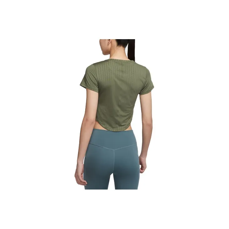Nike T Shirt Women's Medium Olive Green-1