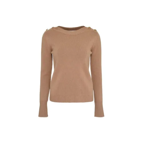 MaxMara Cashmere Sweaters Women's Light Brown