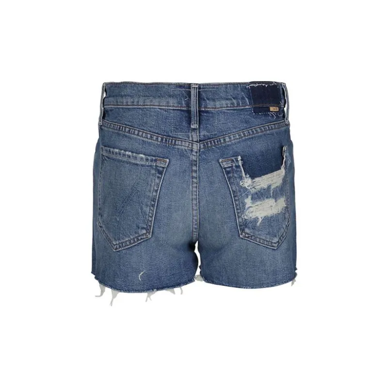 MOTHER Denim Shorts Women's Blue-1