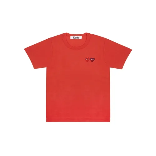 CDG Play Play T-Shirts Women's Red