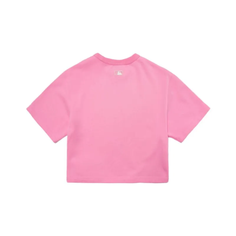 MLB Straight T Shirt Women's Pink-1