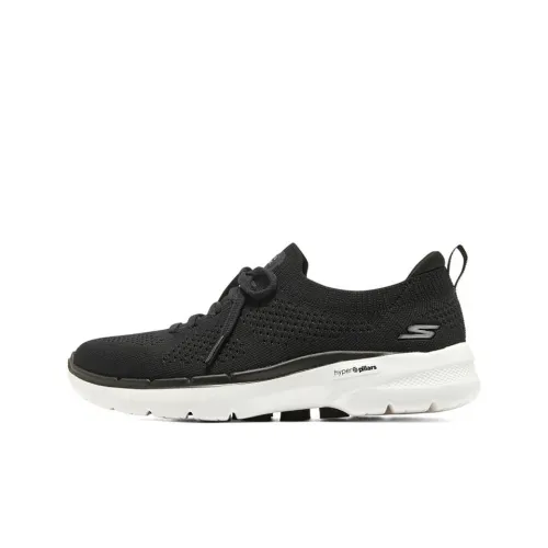 Skechers Go Walk 6 Casual Shoes Women's Low-Top Black/White