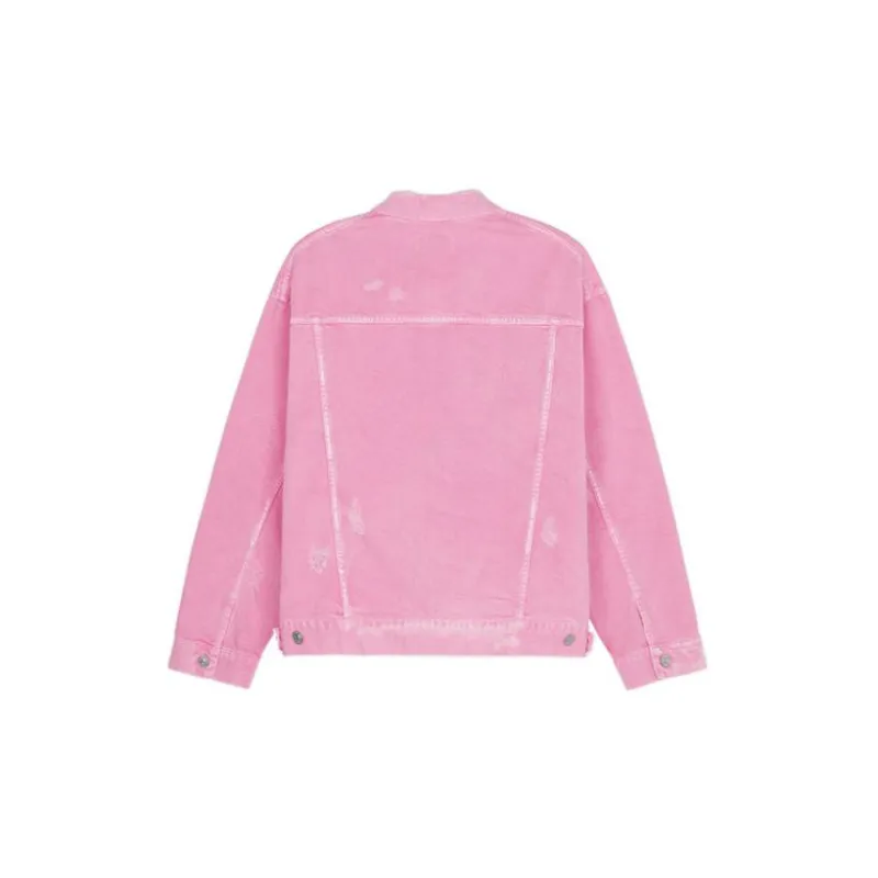 Balenciaga SS22 Denim Jacket Women's Pink-1