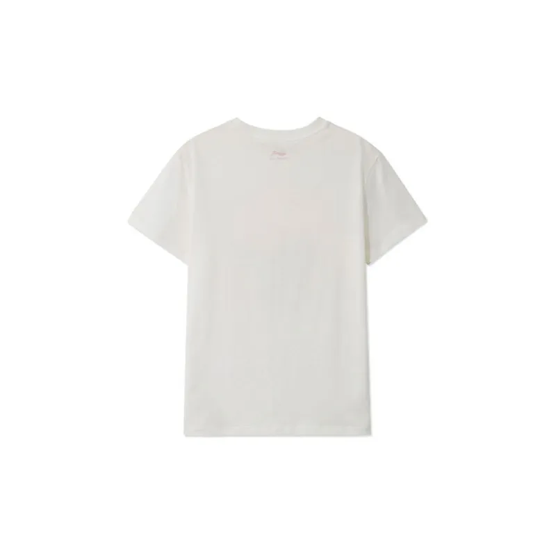 LiNing x Disney T Shirt Women's White-1