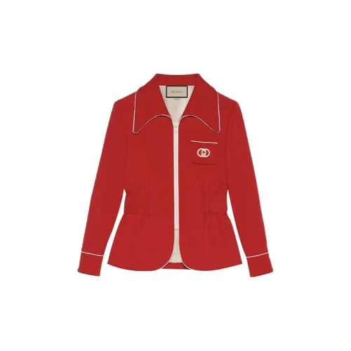 GUCCI Jackets Women's Red