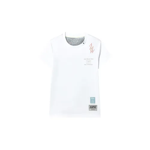 Mihara Yasuhiro X FILA MIHARA YASUHIRO Collaboration Collection T-Shirts Women's White/English Green