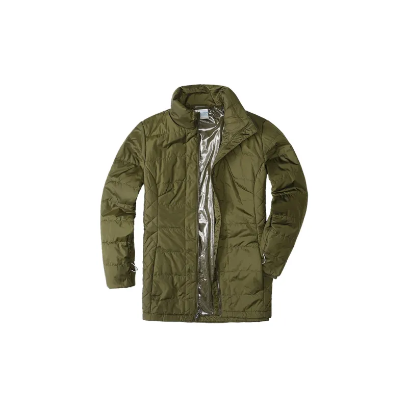 Columbia Puffer Jackets Women's Light Gray-2