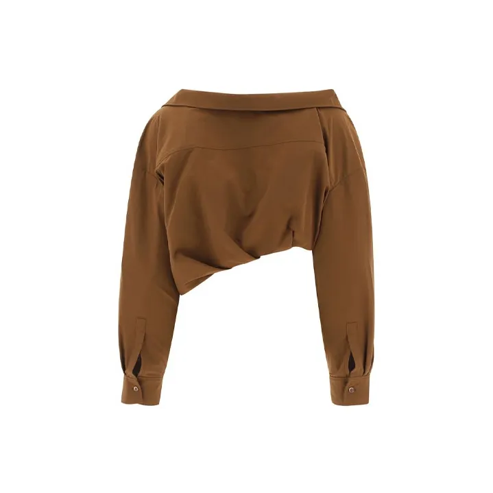Jacquemus Crop Tops Women's Brown-1