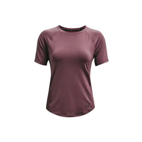 Under Armour RUSH T-Shirts Women's Gray Mon Purple