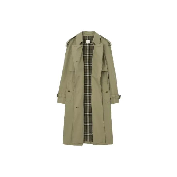 Burberry SS21 Trench Coat Women's Green-1
