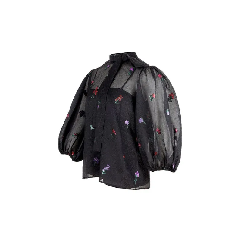Valentino SS21 T Shirt Women's Black-2