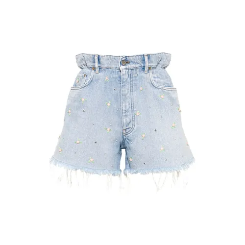 MIU MIU Denim Shorts Women's Blue