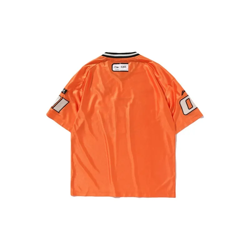 X girl X LINING Sports Fashion Collection T Shirts Women's Flame Orange-1