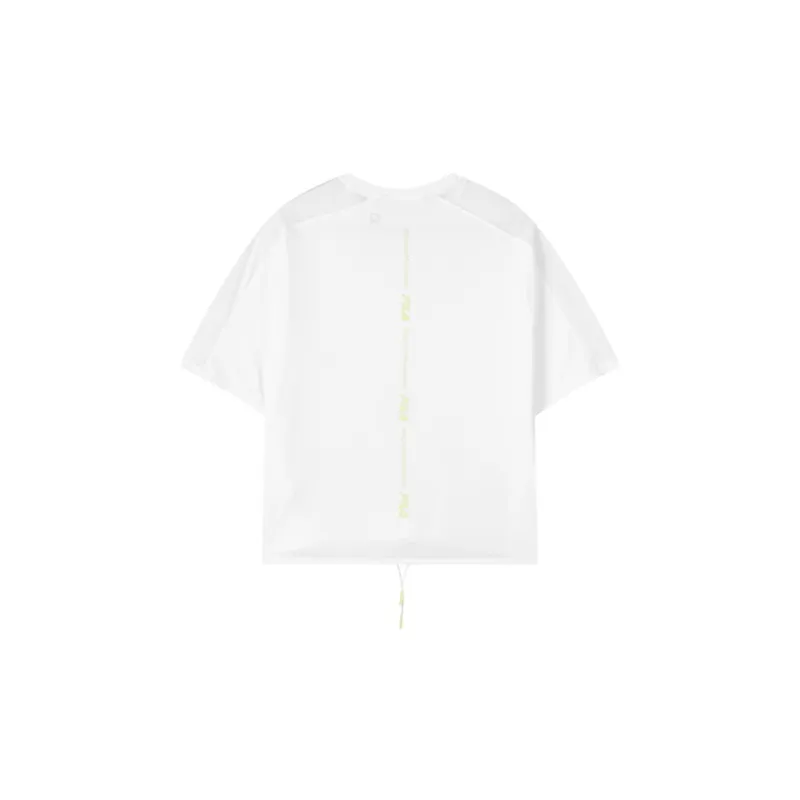 FILA Athletics Crop Tops Women's Jade White-1