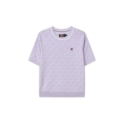 FILA T-Shirts Women's Floral Pink Purple