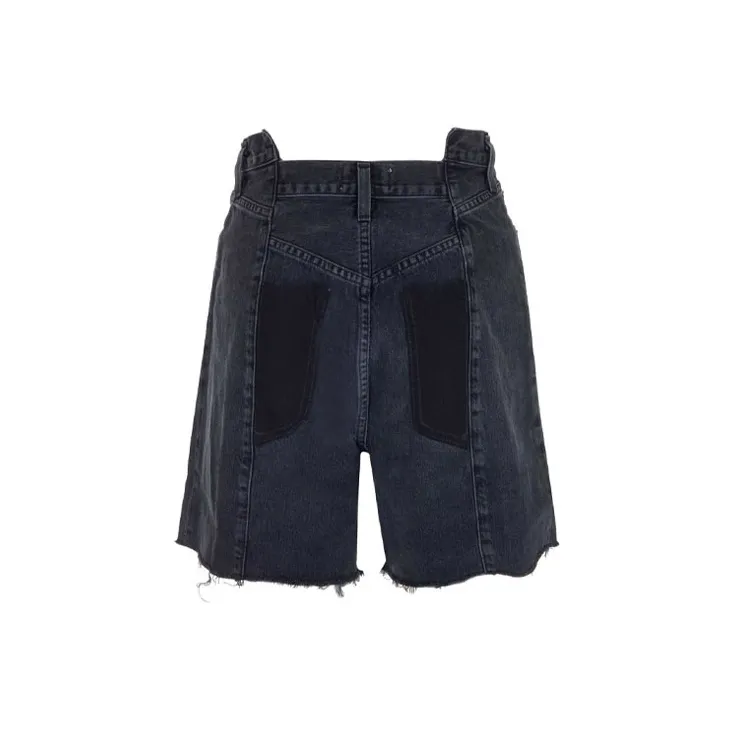 AGOLDE Denim Shorts Women's Black-1