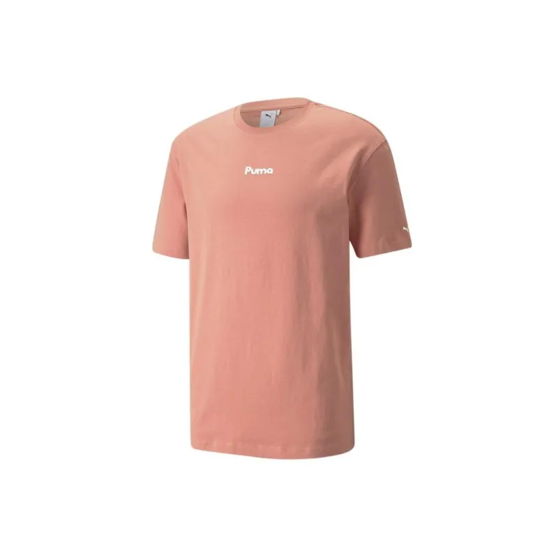 PUMA Adventure Planet T Shirts Men Rose Pink-1