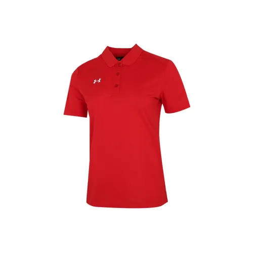 Under Armour Polo Shirts Women's Red