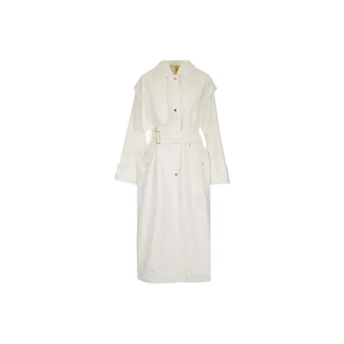 MONCLER GENIUS Trench Coats Women's White