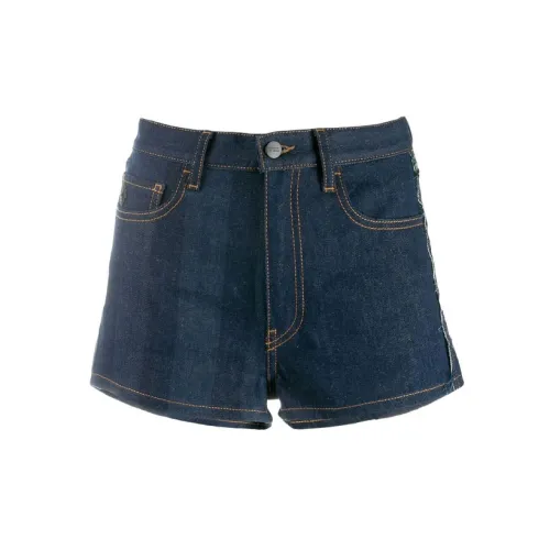 Marcelo Burlon Denim Shorts Women's Blue