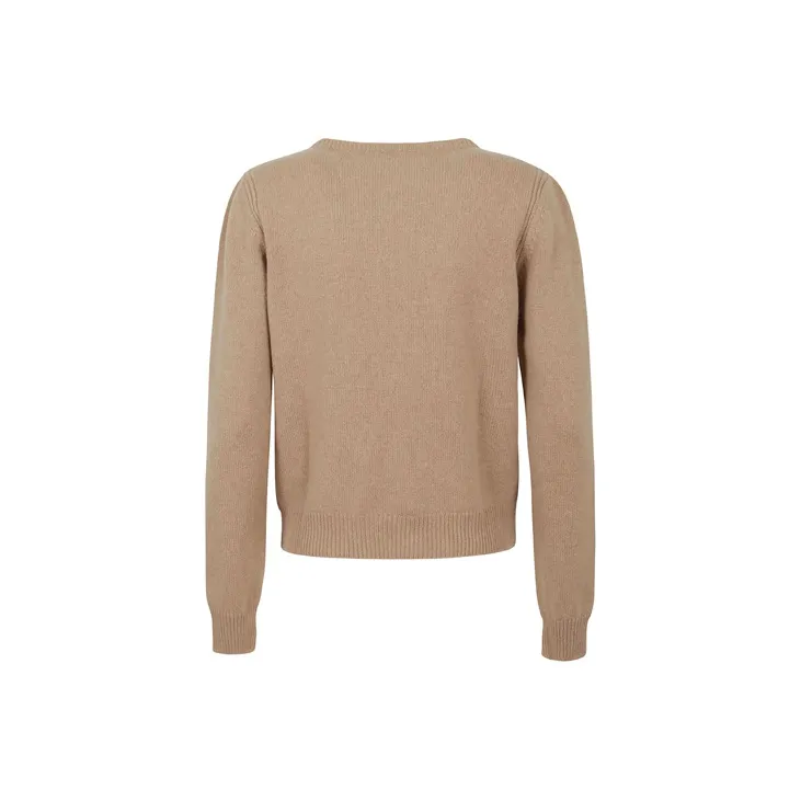 ALBERTA FERRETTI FW21 Fitted Sweater Women's Light Brown-1