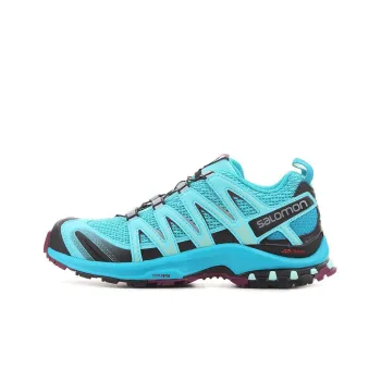SALOMON XA Pro 3D V9 Durable Breathable Low Top Hiking Trekking Shoes Women's Blue