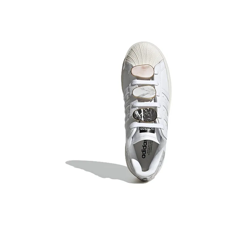Adidas Originals Superstar Bonega 'White Gold Metallic' Women's-4