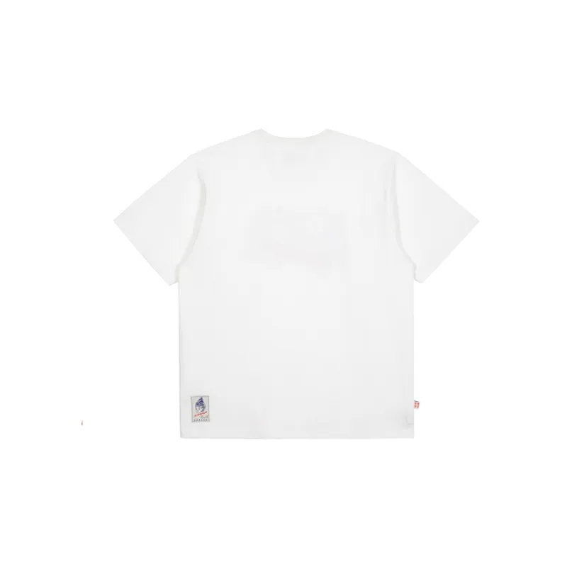Nengmao Store Straight T-Shirt Unisex White-1