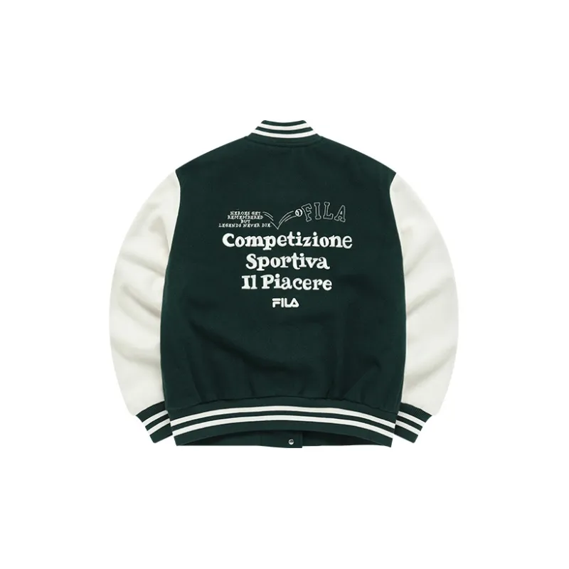 FILA FUSION Baseball Jerseys Women's Dark Island Green-1