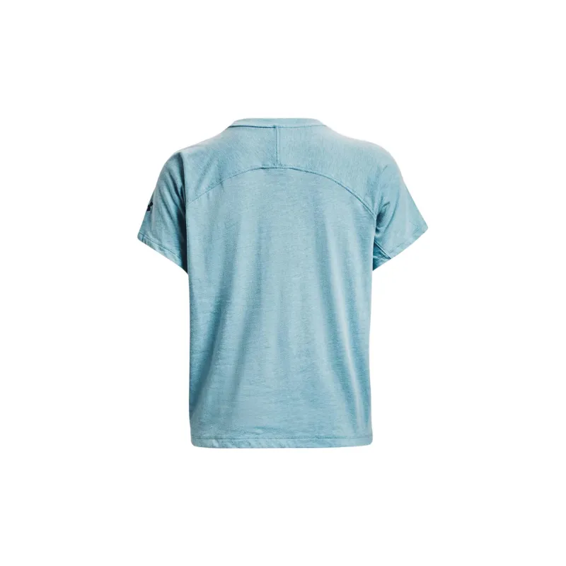 Under Armour Raglan Sleeve T Shirt Women's Blue-1