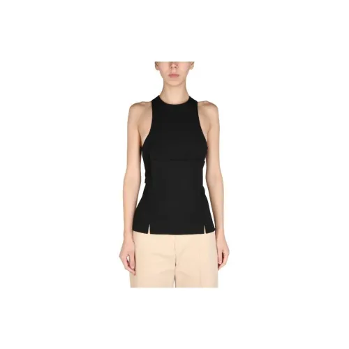 JIL SANDER Rear-tie Round-neck Top