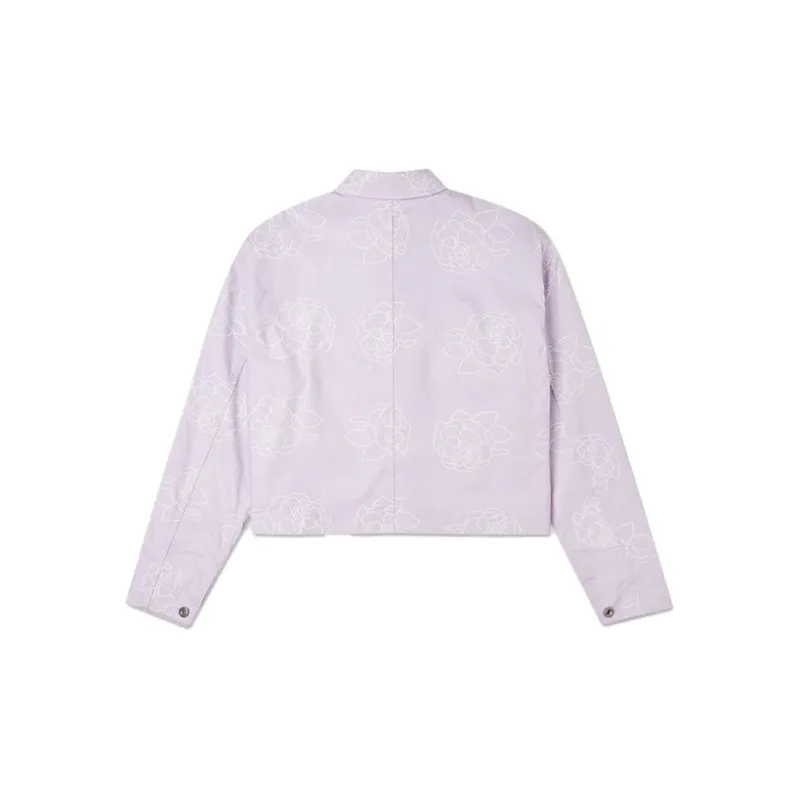 Converse IWD Cropped Coats Women's Purple-1